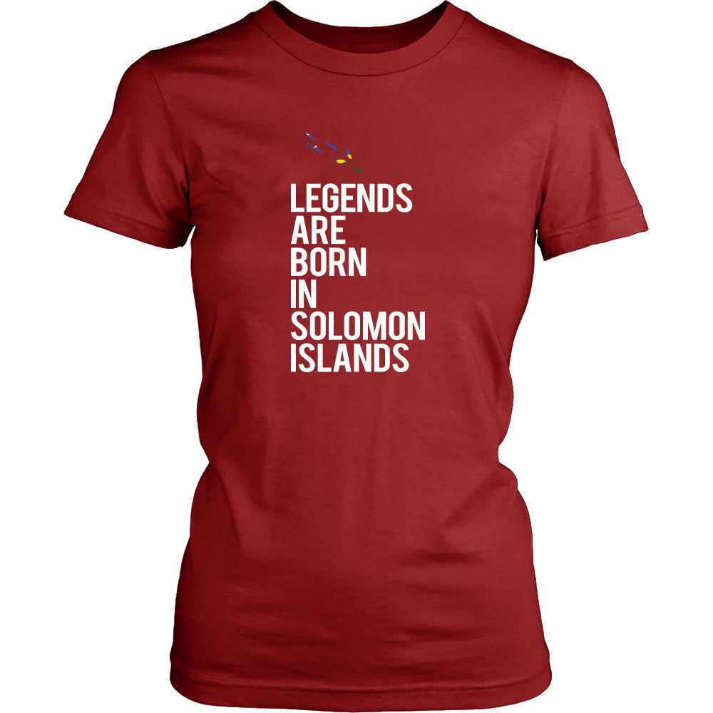 Solomon Islands Shirt - Legends are born in Solomon Islands - National Heritage Gift-T-shirt-Teelime | shirts-hoodies-mugs