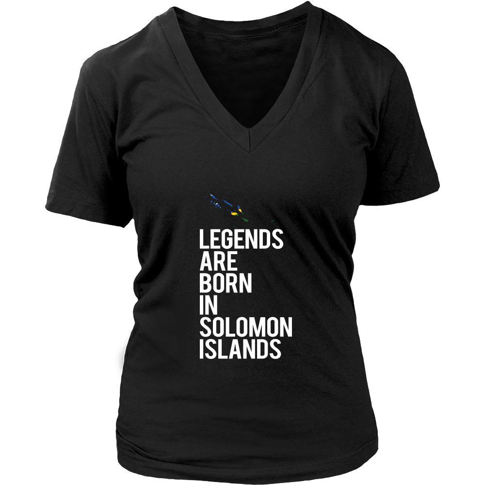 Solomon Islands Shirt - Legends are born in Solomon Islands - National Heritage Gift-T-shirt-Teelime | shirts-hoodies-mugs