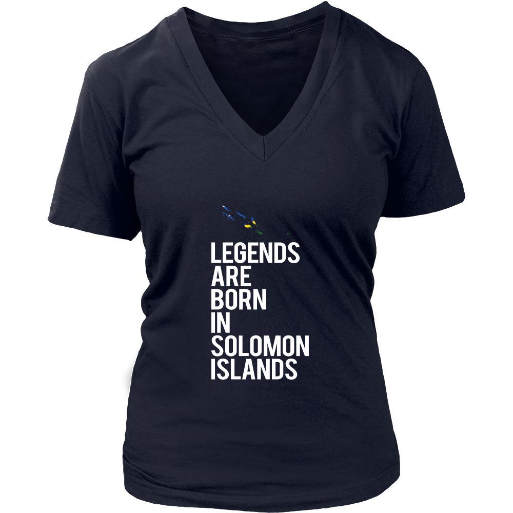Solomon Islands Shirt - Legends are born in Solomon Islands - National Heritage Gift-T-shirt-Teelime | shirts-hoodies-mugs
