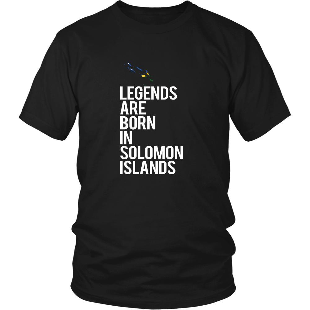 Solomon Islands Shirt - Legends are born in Solomon Islands - National Heritage Gift-T-shirt-Teelime | shirts-hoodies-mugs