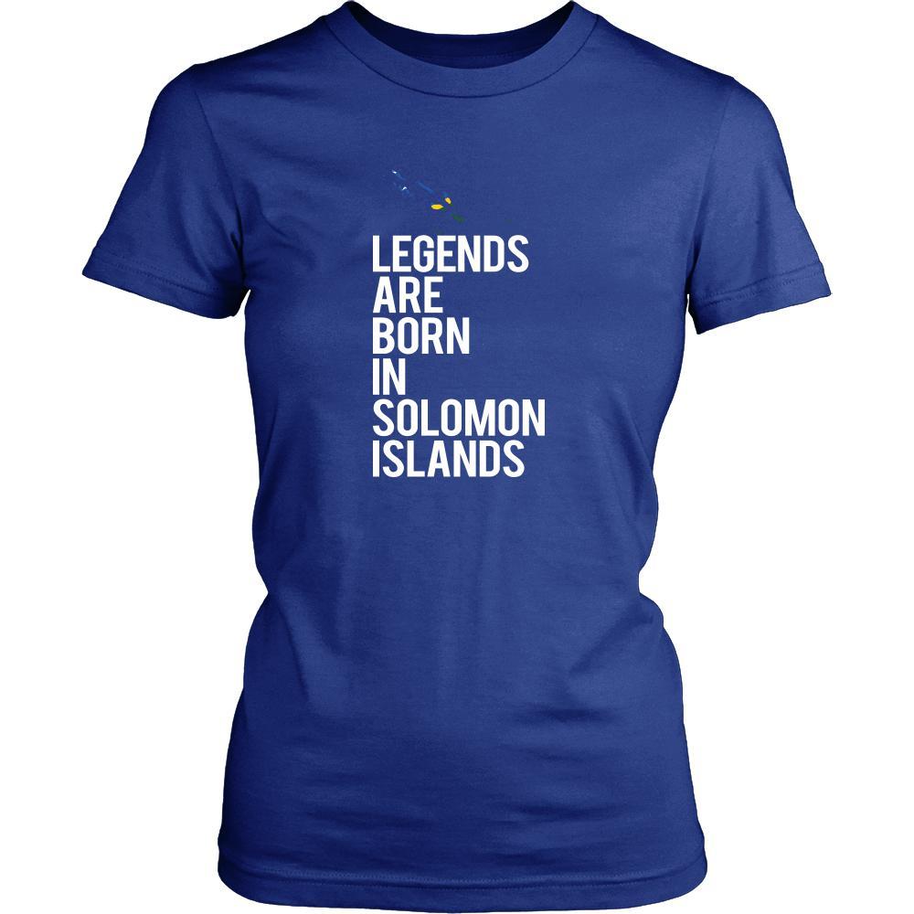 Solomon Islands Shirt - Legends are born in Solomon Islands - National Heritage Gift-T-shirt-Teelime | shirts-hoodies-mugs