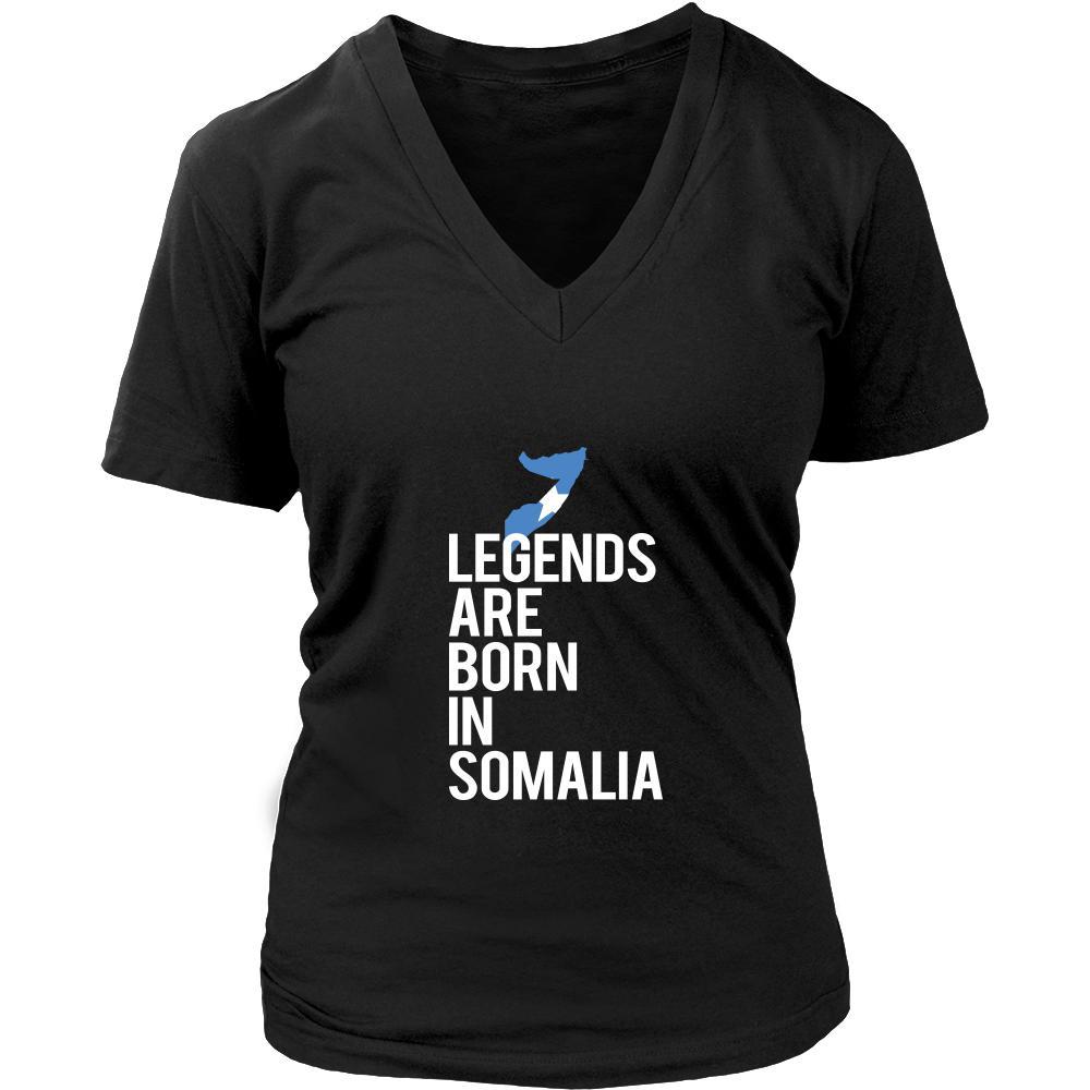 Somalia Shirt - Legends are born in Somalia - National Heritage Gift-T-shirt-Teelime | shirts-hoodies-mugs
