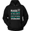 Sonographer Shirt - Raise your hand if you love Sonographer, if not raise your standards - Profession Gift-T-shirt-Teelime | shirts-hoodies-mugs