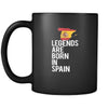 Spain Legends are born in Spain 11oz Black Mug-Drinkware-Teelime | shirts-hoodies-mugs
