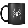 Spider Animal Illustration 11oz Black Mug-Drinkware-Teelime | shirts-hoodies-mugs