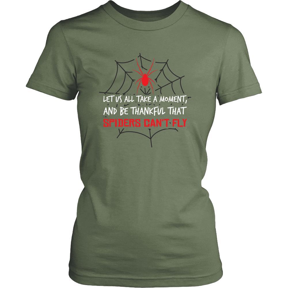 Spider Shirt - Can't Fly - Animal Lover Gift-T-shirt-Teelime | shirts-hoodies-mugs