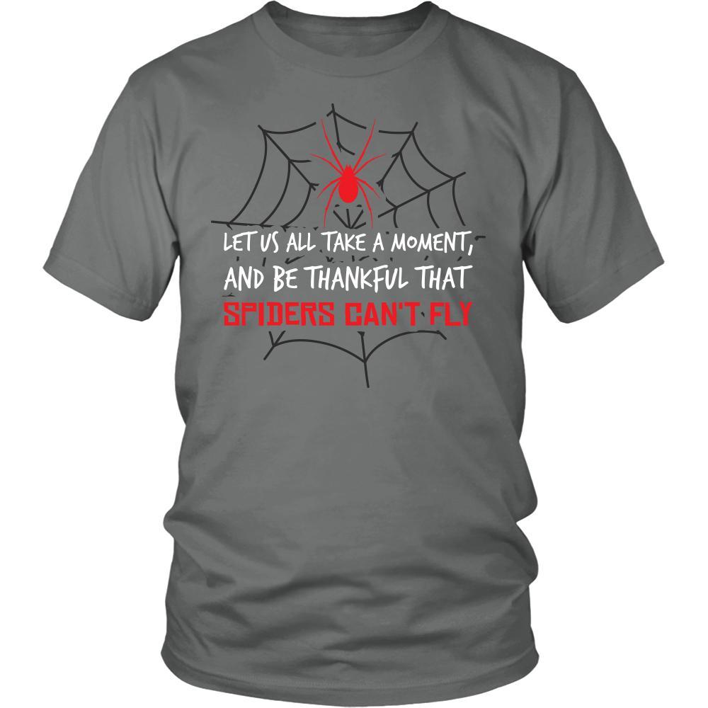 Spider Shirt - Can't Fly - Animal Lover Gift-T-shirt-Teelime | shirts-hoodies-mugs