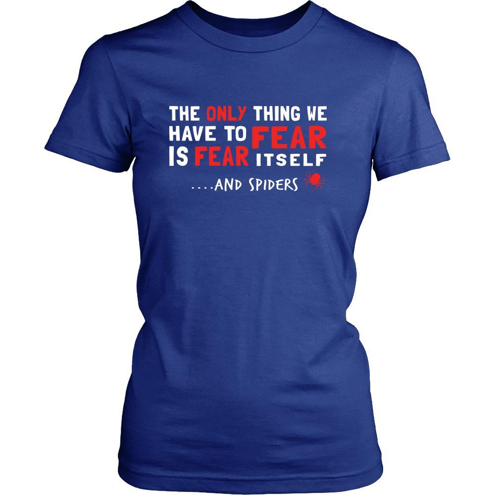 Spider Shirt - Fear Spiders - Animal Lover Gift-T-shirt-Teelime | shirts-hoodies-mugs