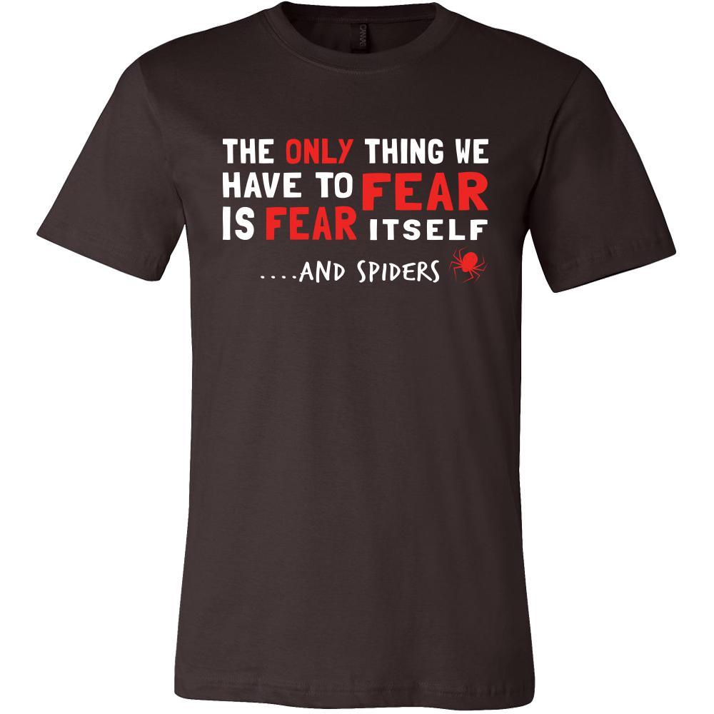 Spider Shirt - Fear Spiders - Animal Lover Gift-T-shirt-Teelime | shirts-hoodies-mugs