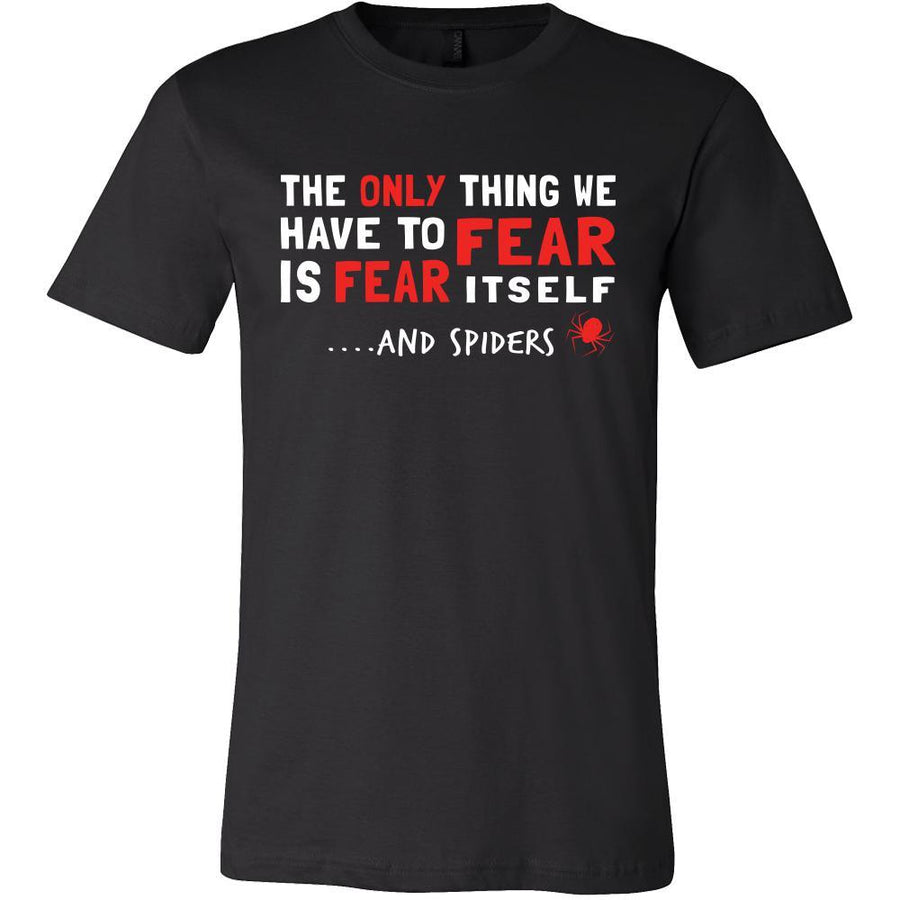 Spider Shirt - Fear Spiders - Animal Lover Gift-T-shirt-Teelime | shirts-hoodies-mugs