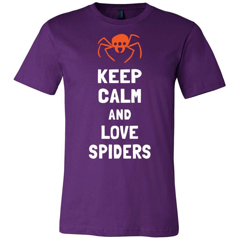 Spider Shirt - Keep Calm - Animal Lover Gift-T-shirt-Teelime | shirts-hoodies-mugs
