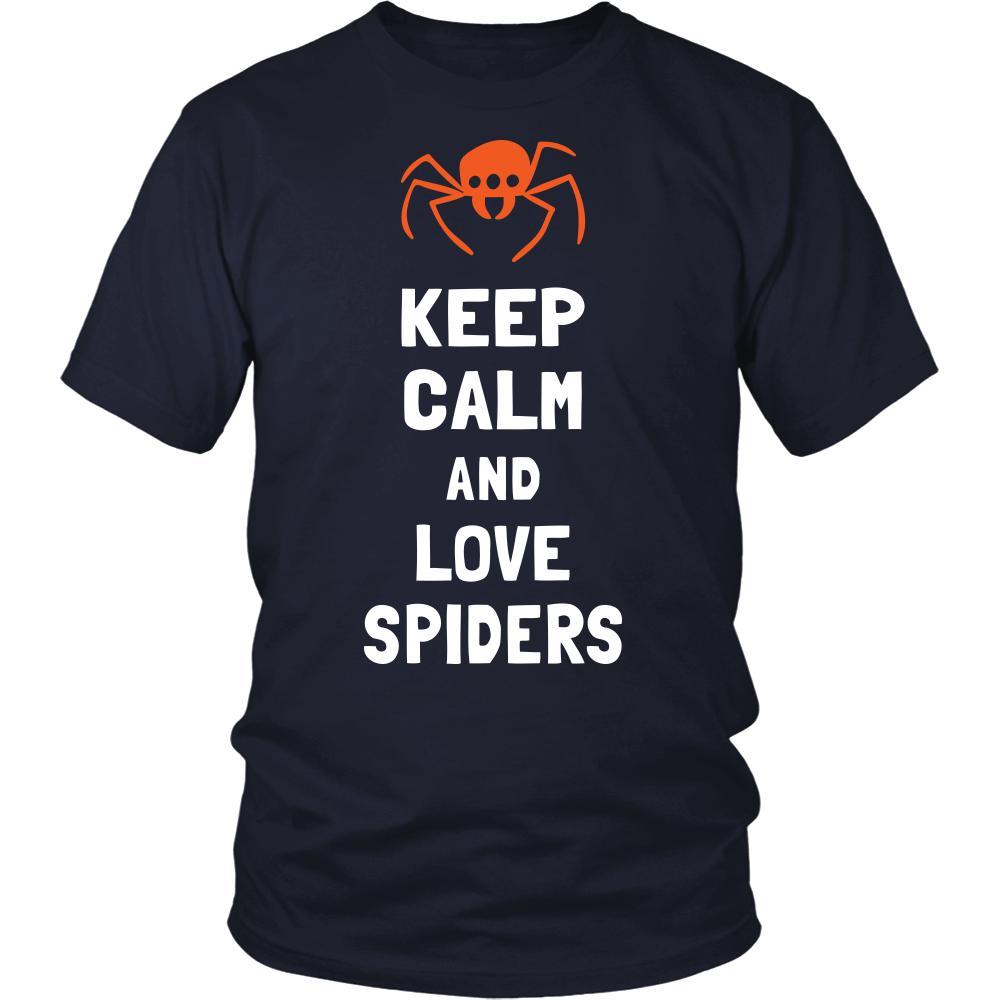 Spider Shirt - Keep Calm - Animal Lover Gift-T-shirt-Teelime | shirts-hoodies-mugs