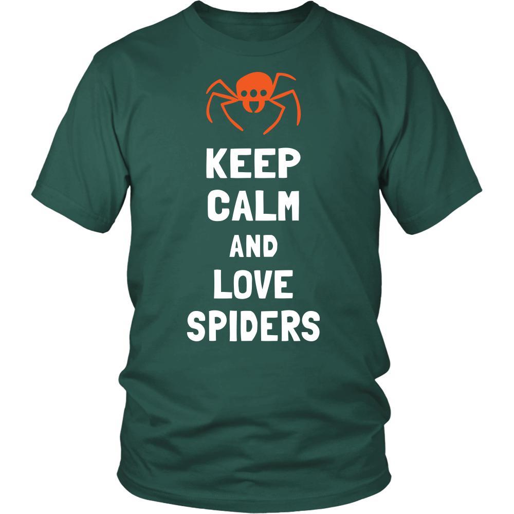 Spider Shirt - Keep Calm - Animal Lover Gift-T-shirt-Teelime | shirts-hoodies-mugs