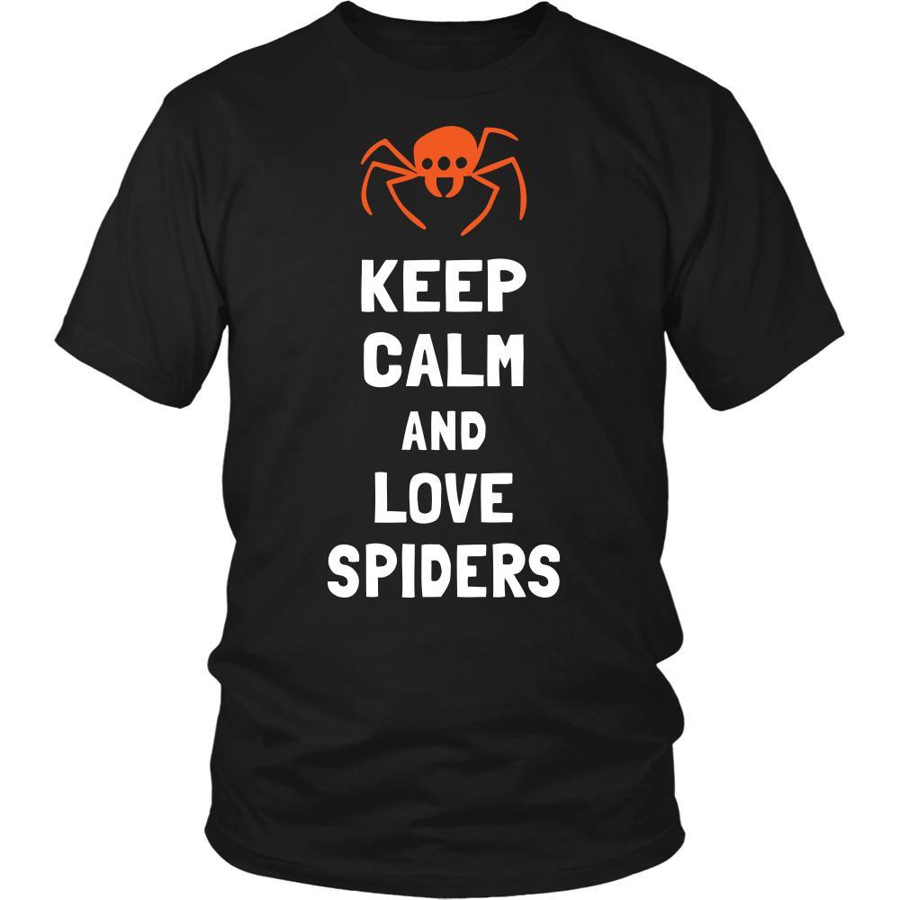 Spider Shirt - Keep Calm - Animal Lover Gift-T-shirt-Teelime | shirts-hoodies-mugs