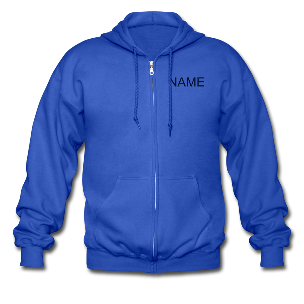 Tharp Unisex Zip Hoodie example-Gildan Heavy Blend Adult Zip Hoodie-Teelime | shirts-hoodies-mugs