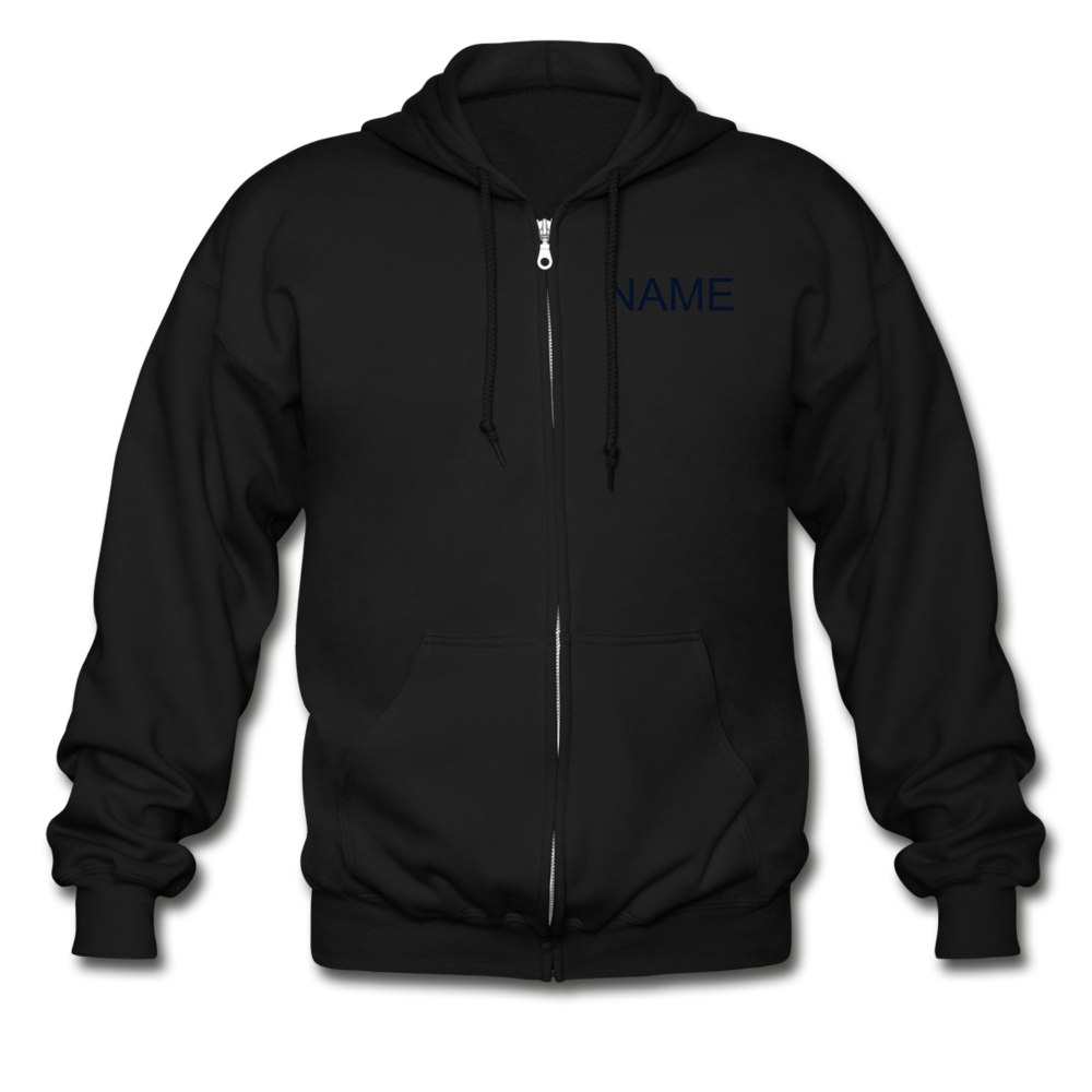 Tharp Unisex Zip Hoodie example-Gildan Heavy Blend Adult Zip Hoodie-Teelime | shirts-hoodies-mugs