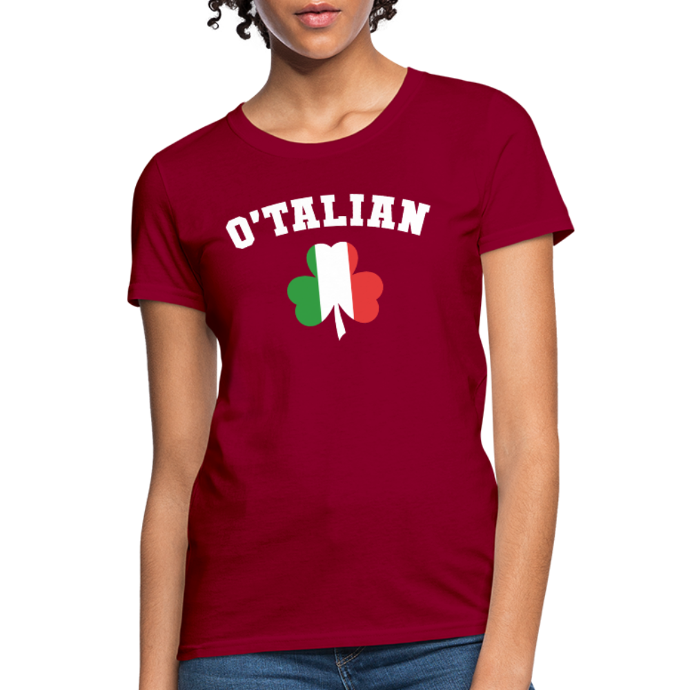 St. Patrick's Day - O'Italian - Women's T-Shirt-Women's T-Shirt-Teelime | shirts-hoodies-mugs