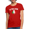 St. Patrick's Day - O'Italian - Women's T-Shirt-Women's T-Shirt-Teelime | shirts-hoodies-mugs