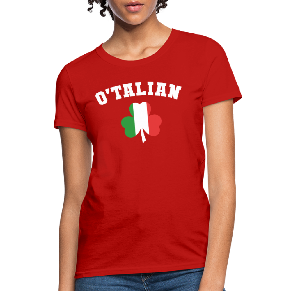St. Patrick's Day - O'Italian - Women's T-Shirt-Women's T-Shirt-Teelime | shirts-hoodies-mugs