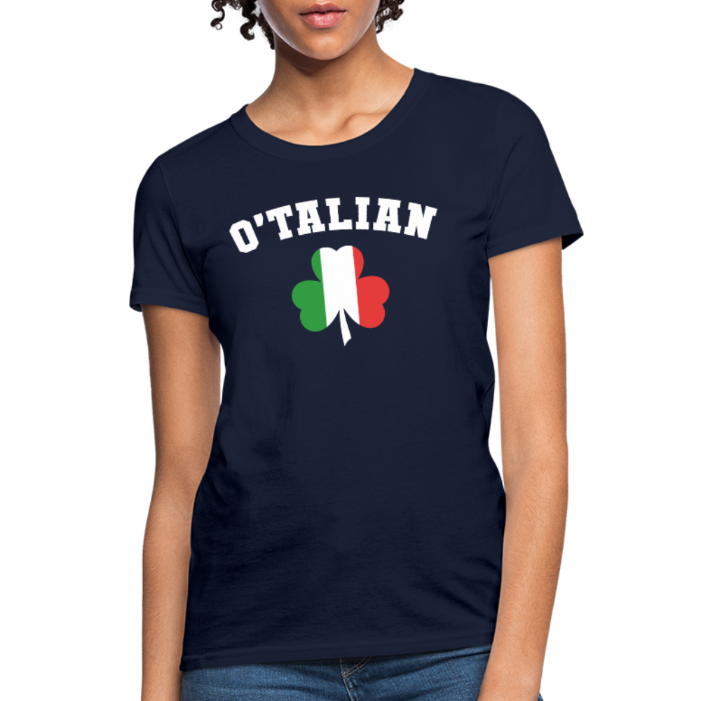 St. Patrick's Day - O'Italian - Women's T-Shirt-Women's T-Shirt-Teelime | shirts-hoodies-mugs