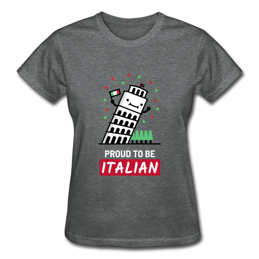 Proud to be Italian Gildan Ultra Cotton Ladies T-Shirt-Gildan Ultra Cotton Ladies T-Shirt-Teelime | shirts-hoodies-mugs