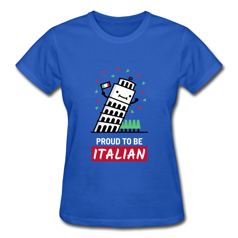 Proud to be Italian Gildan Ultra Cotton Ladies T-Shirt-Gildan Ultra Cotton Ladies T-Shirt-Teelime | shirts-hoodies-mugs