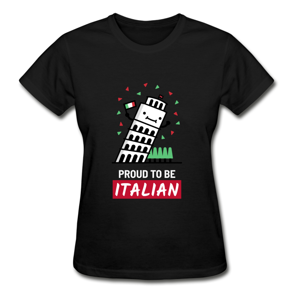 Proud to be Italian Gildan Ultra Cotton Ladies T-Shirt