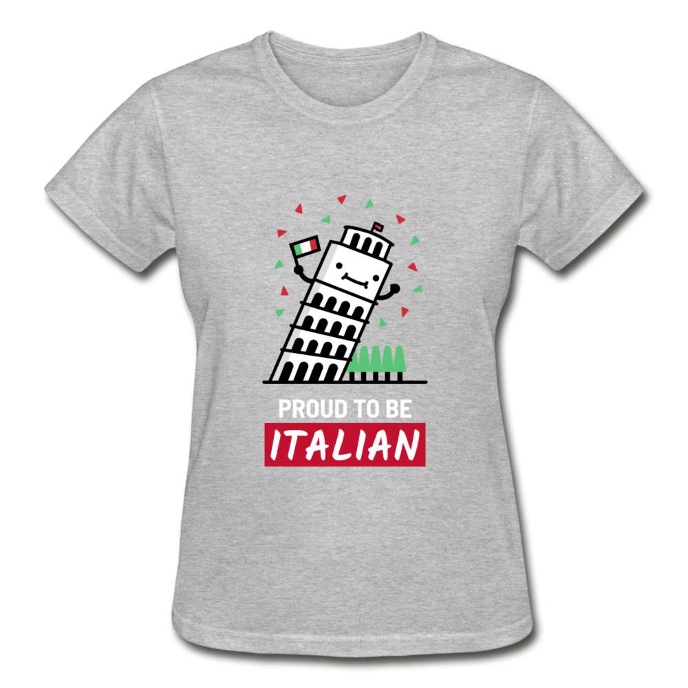 Proud to be Italian Gildan Ultra Cotton Ladies T-Shirt-Gildan Ultra Cotton Ladies T-Shirt-Teelime | shirts-hoodies-mugs