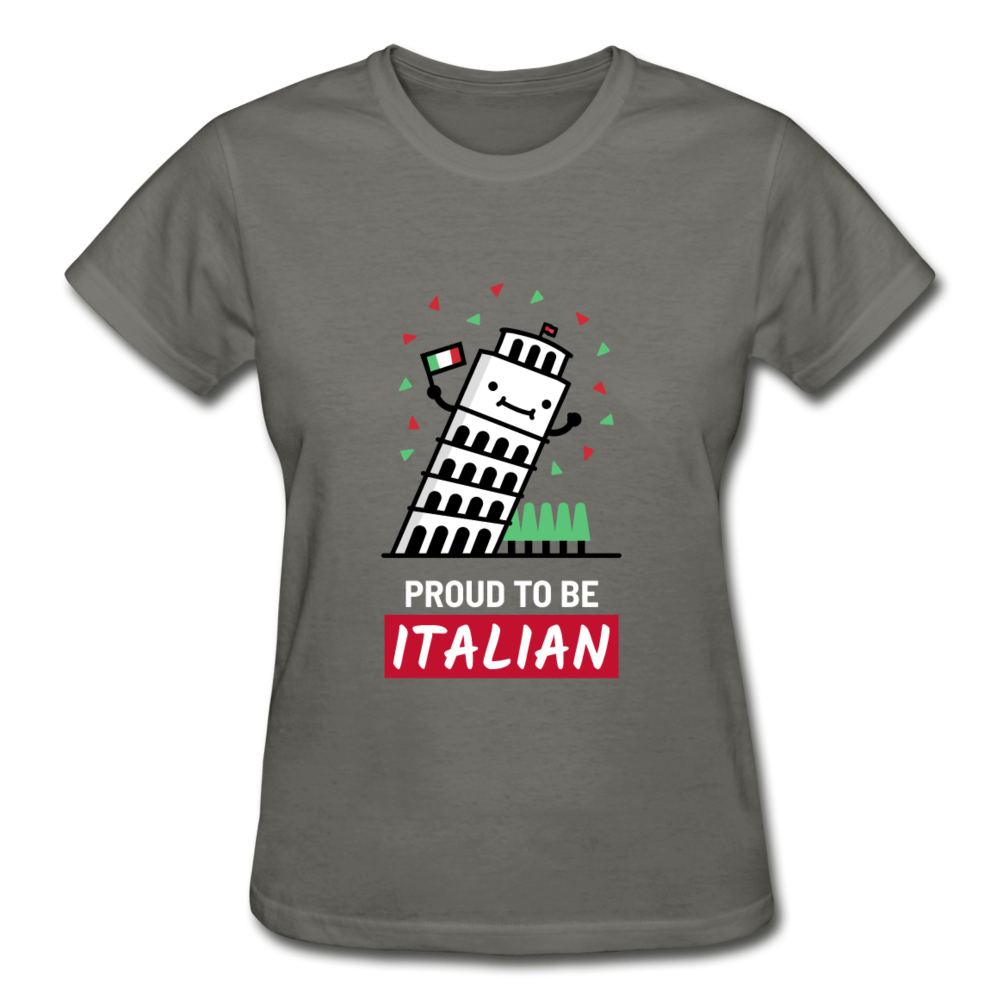 Proud to be Italian Gildan Ultra Cotton Ladies T-Shirt-Gildan Ultra Cotton Ladies T-Shirt-Teelime | shirts-hoodies-mugs