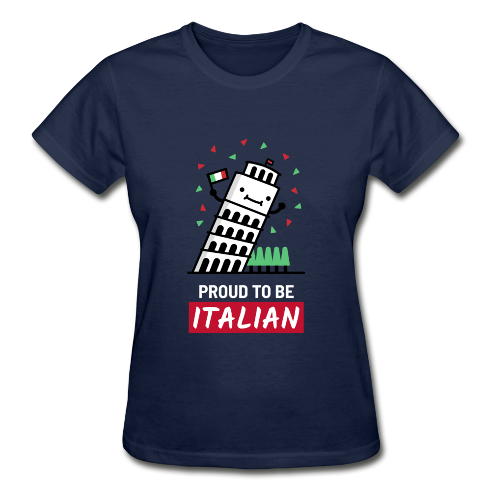 Proud to be Italian Gildan Ultra Cotton Ladies T-Shirt-Gildan Ultra Cotton Ladies T-Shirt-Teelime | shirts-hoodies-mugs