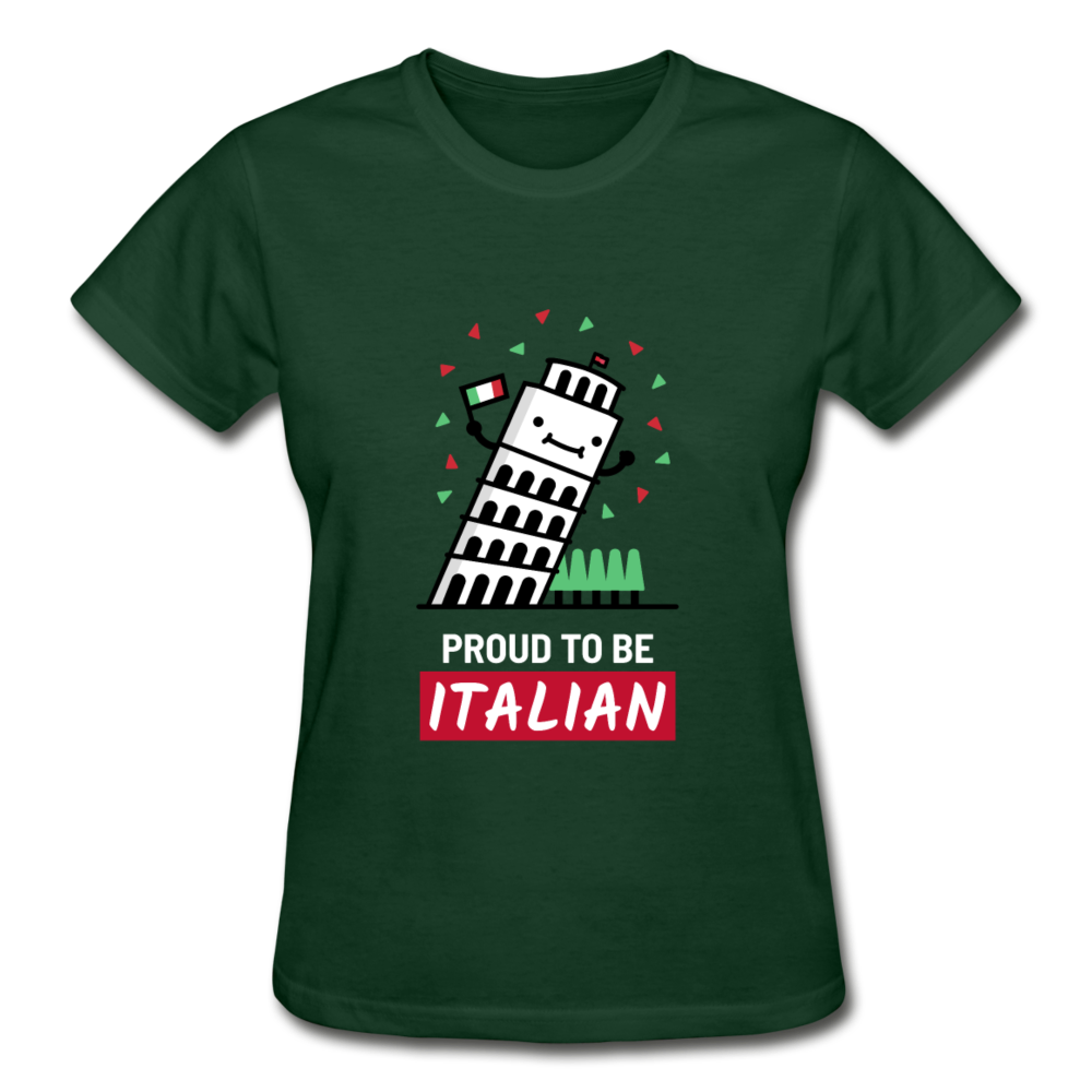 Proud to be Italian Gildan Ultra Cotton Ladies T-Shirt-Gildan Ultra Cotton Ladies T-Shirt-Teelime | shirts-hoodies-mugs