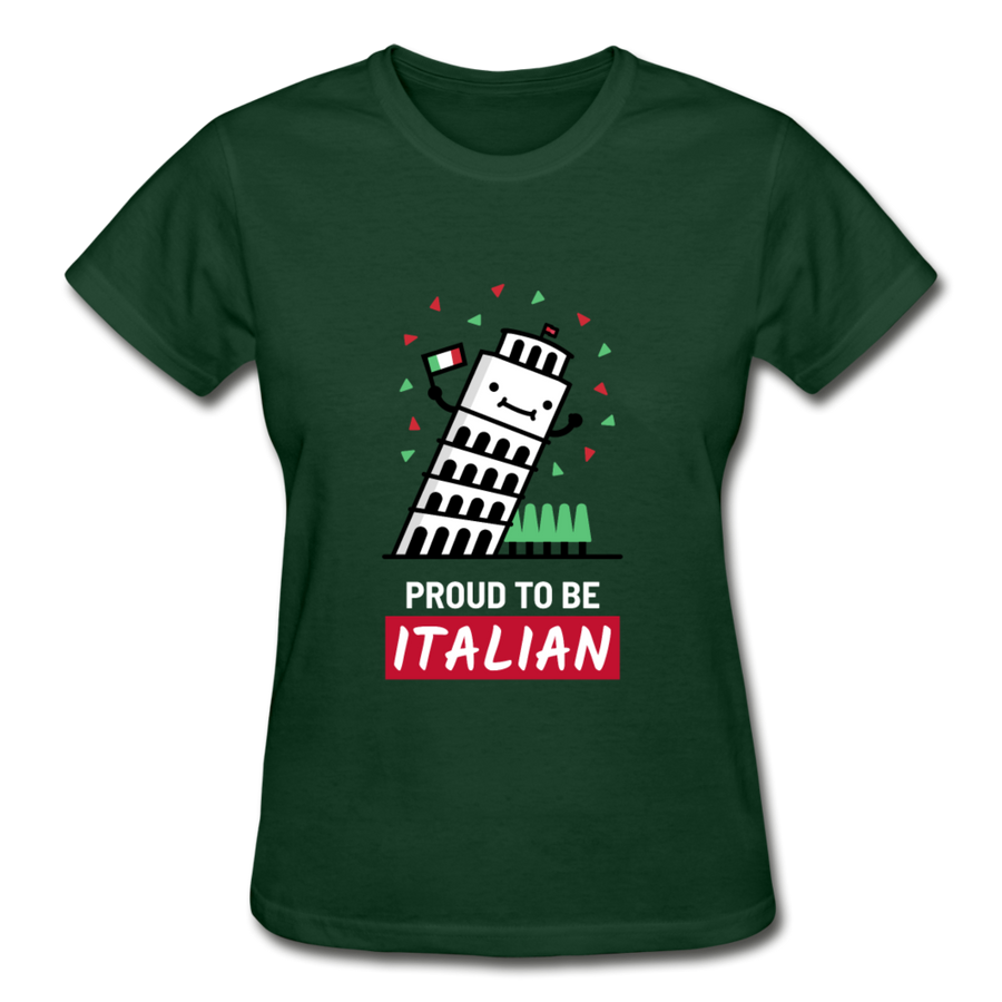 Proud to be Italian Gildan Ultra Cotton Ladies T-Shirt