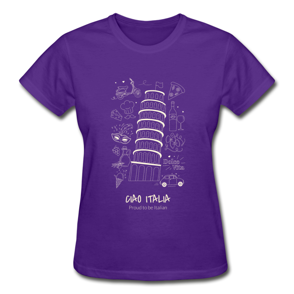 Ciao Italia Gildan Ultra Cotton Ladies T-Shirt-Gildan Ultra Cotton Ladies T-Shirt-Teelime | shirts-hoodies-mugs