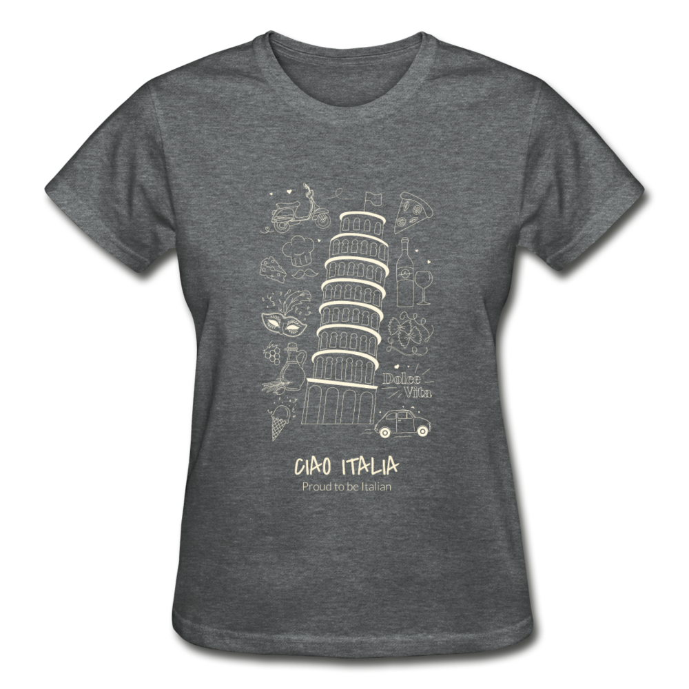 Ciao Italia Gildan Ultra Cotton Ladies T-Shirt-Gildan Ultra Cotton Ladies T-Shirt-Teelime | shirts-hoodies-mugs