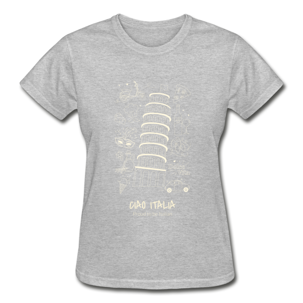 Ciao Italia Gildan Ultra Cotton Ladies T-Shirt-Gildan Ultra Cotton Ladies T-Shirt-Teelime | shirts-hoodies-mugs