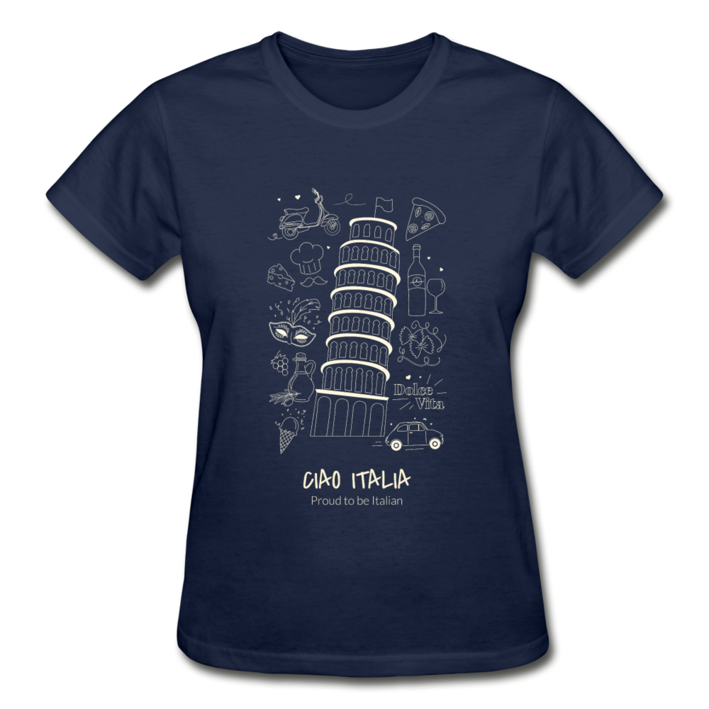Ciao Italia Gildan Ultra Cotton Ladies T-Shirt-Gildan Ultra Cotton Ladies T-Shirt-Teelime | shirts-hoodies-mugs