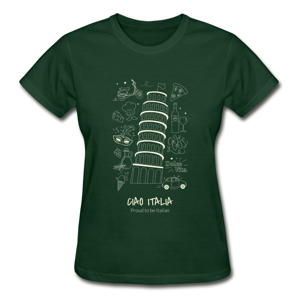 Ciao Italia Gildan Ultra Cotton Ladies T-Shirt-Gildan Ultra Cotton Ladies T-Shirt-Teelime | shirts-hoodies-mugs