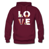 Librarian - LOVE Librarian Unisex Hoodie-Men's Hoodie-Teelime | shirts-hoodies-mugs