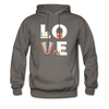 Librarian - LOVE Librarian Unisex Hoodie-Men's Hoodie-Teelime | shirts-hoodies-mugs