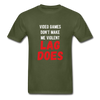 Video Games Don't Make Me Violent Lag Does Unisex T-Shirt-Hanes Adult Tagless T-Shirt-Teelime | shirts-hoodies-mugs