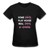 Some Girls Play House, Real Girls Go Running Gildan Ultra Cotton Ladies T-Shirt-Gildan Ultra Cotton Ladies T-Shirt-Teelime | shirts-hoodies-mugs