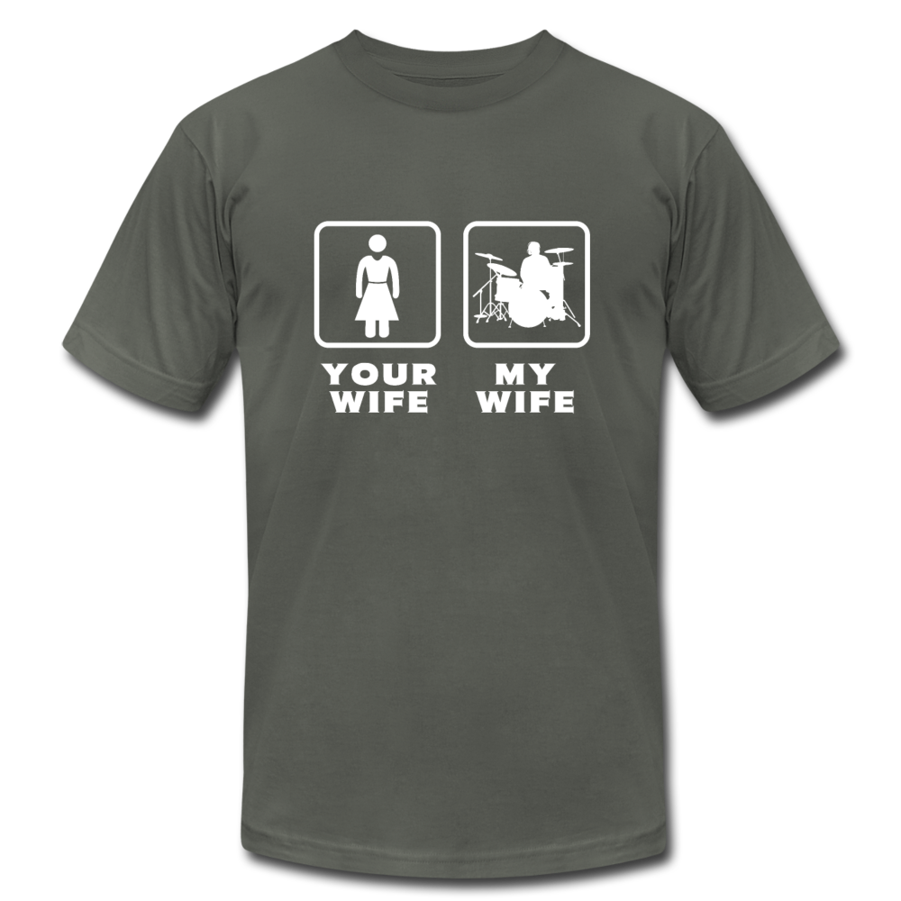 Your Wife, My Wife Unisex Canvas T-Shirt-Unisex Jersey T-Shirt by Bella + Canvas-Teelime | shirts-hoodies-mugs