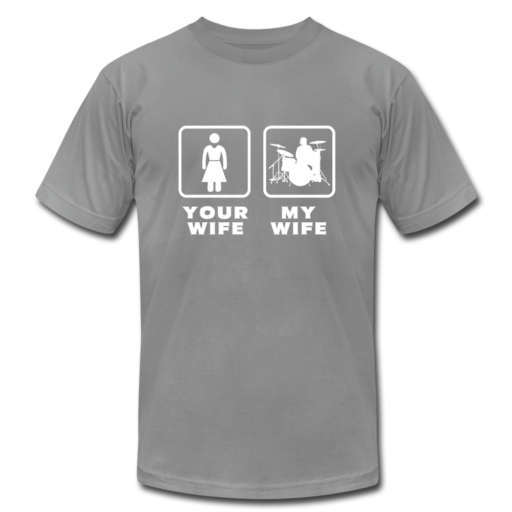Your Wife, My Wife Unisex Canvas T-Shirt-Unisex Jersey T-Shirt by Bella + Canvas-Teelime | shirts-hoodies-mugs