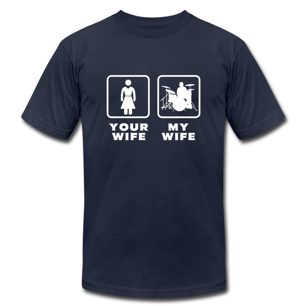 Your Wife, My Wife Unisex Canvas T-Shirt-Unisex Jersey T-Shirt by Bella + Canvas-Teelime | shirts-hoodies-mugs