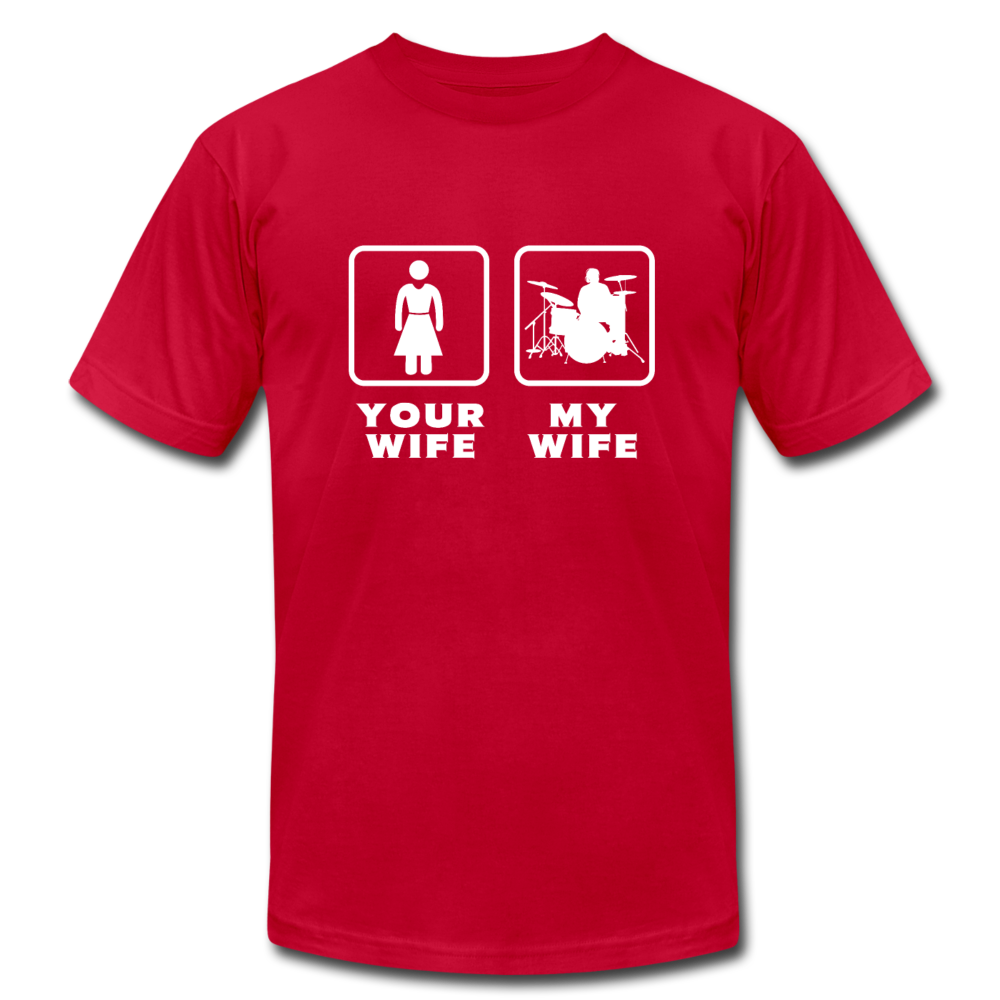Your Wife, My Wife Unisex Canvas T-Shirt-Unisex Jersey T-Shirt by Bella + Canvas-Teelime | shirts-hoodies-mugs