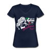 Once an Italian girl always an Italian Girl Women's V-Neck T-Shirt-Women's V-Neck T-Shirt-Teelime | shirts-hoodies-mugs