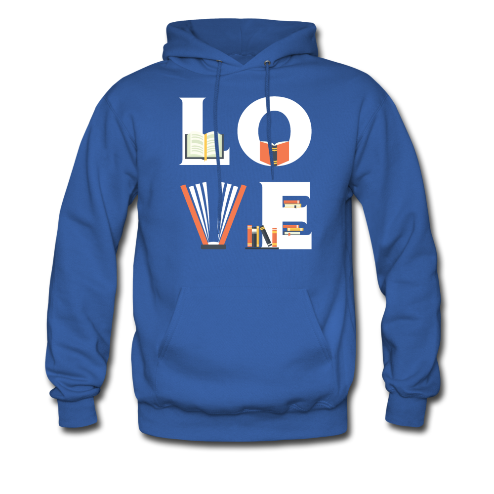 Librarian - LOVE Librarian Unisex Hoodie-Men's Hoodie-Teelime | shirts-hoodies-mugs