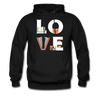 Librarian - LOVE Librarian Unisex Hoodie-Men's Hoodie-Teelime | shirts-hoodies-mugs