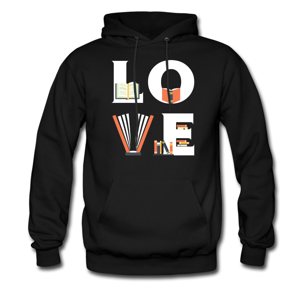Librarian - LOVE Librarian Unisex Hoodie-Men's Hoodie-Teelime | shirts-hoodies-mugs