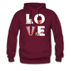 Librarian - LOVE Librarian Unisex Hoodie-Men's Hoodie-Teelime | shirts-hoodies-mugs